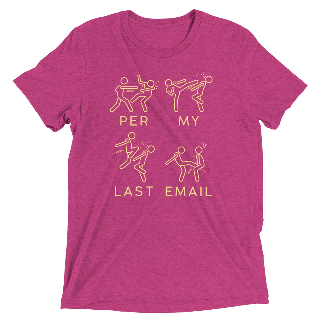 Per My Last Email Men's Tri-Blend Tee product image 2