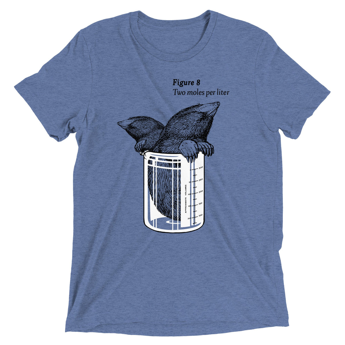 Two Moles Per Liter Men's Tri-Blend Tee product image 2
