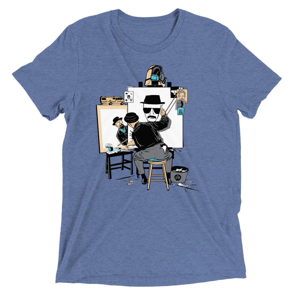 Heisenberg Self Portrait Men's Tri-Blend Tee product image 1