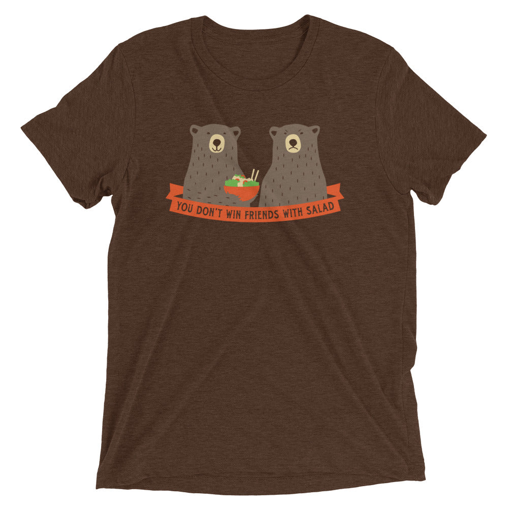 You Don't Win Friends With Salad Men's Tri-Blend Tee product image 4
