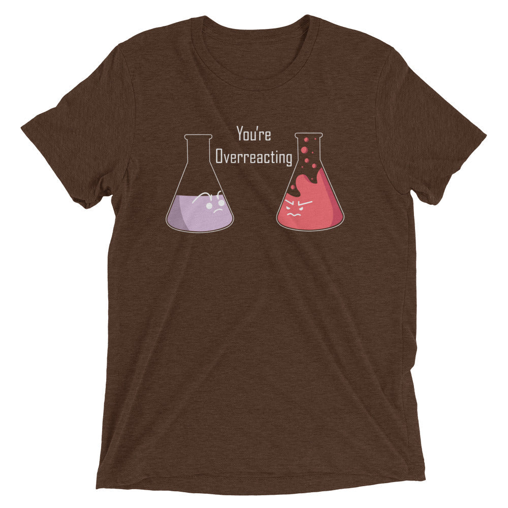 You're Overreacting Men's Tri-Blend Tee product image 4