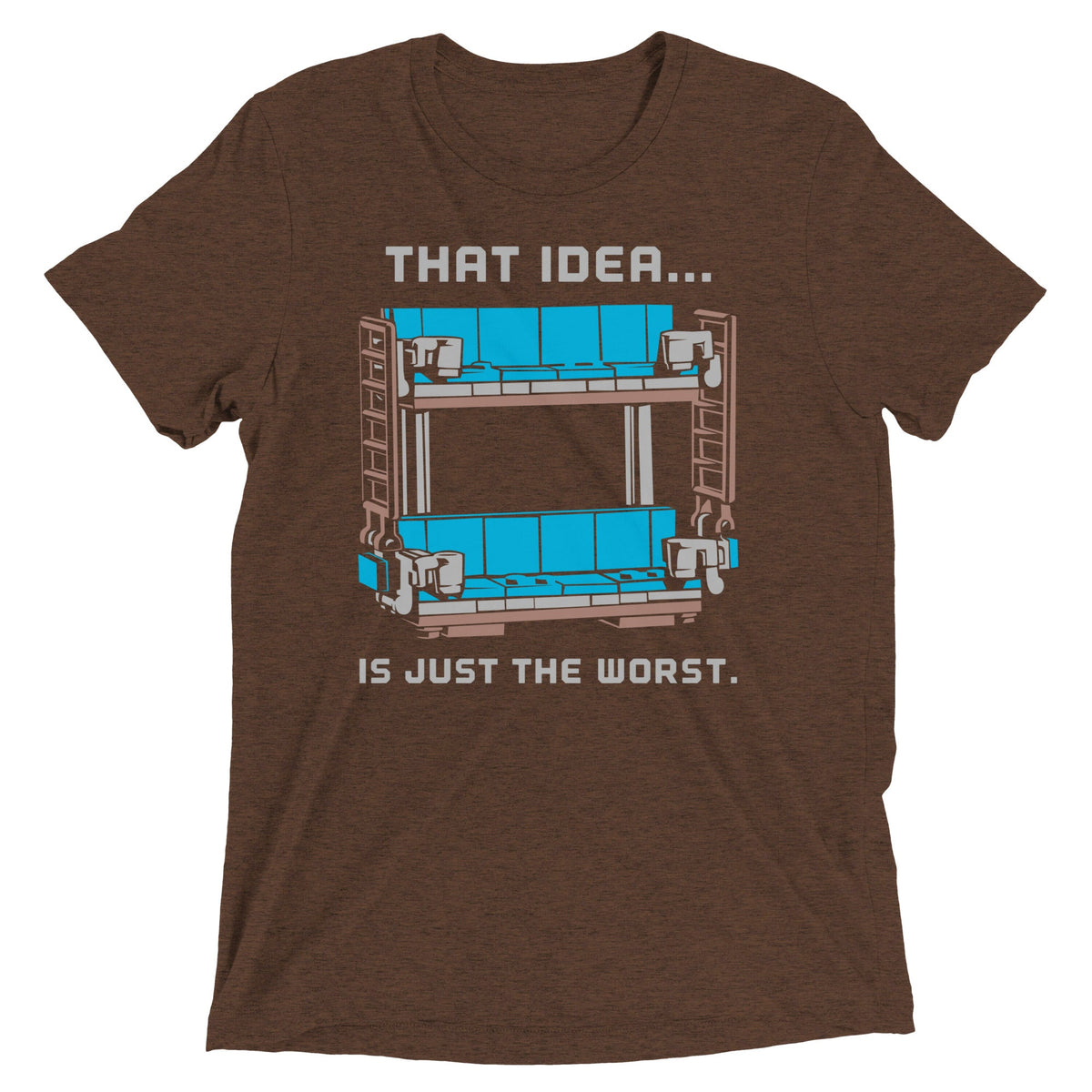 Double Decker Couch Men's Tri-Blend Tee product image 1