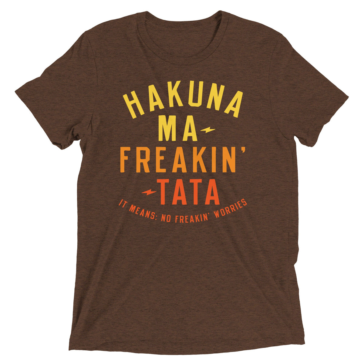Hakuna Ma-Freakin-Tata Men's Tri-Blend Tee product image 1