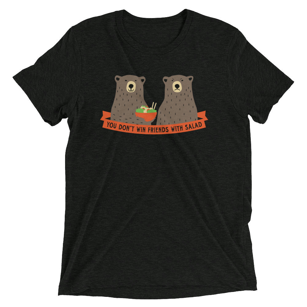 You Don't Win Friends With Salad Men's Tri-Blend Tee product image 2
