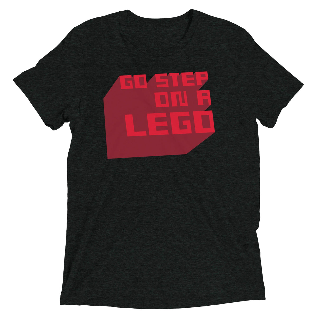 Go Step On A Lego Men's Tri-Blend Tee product image 2