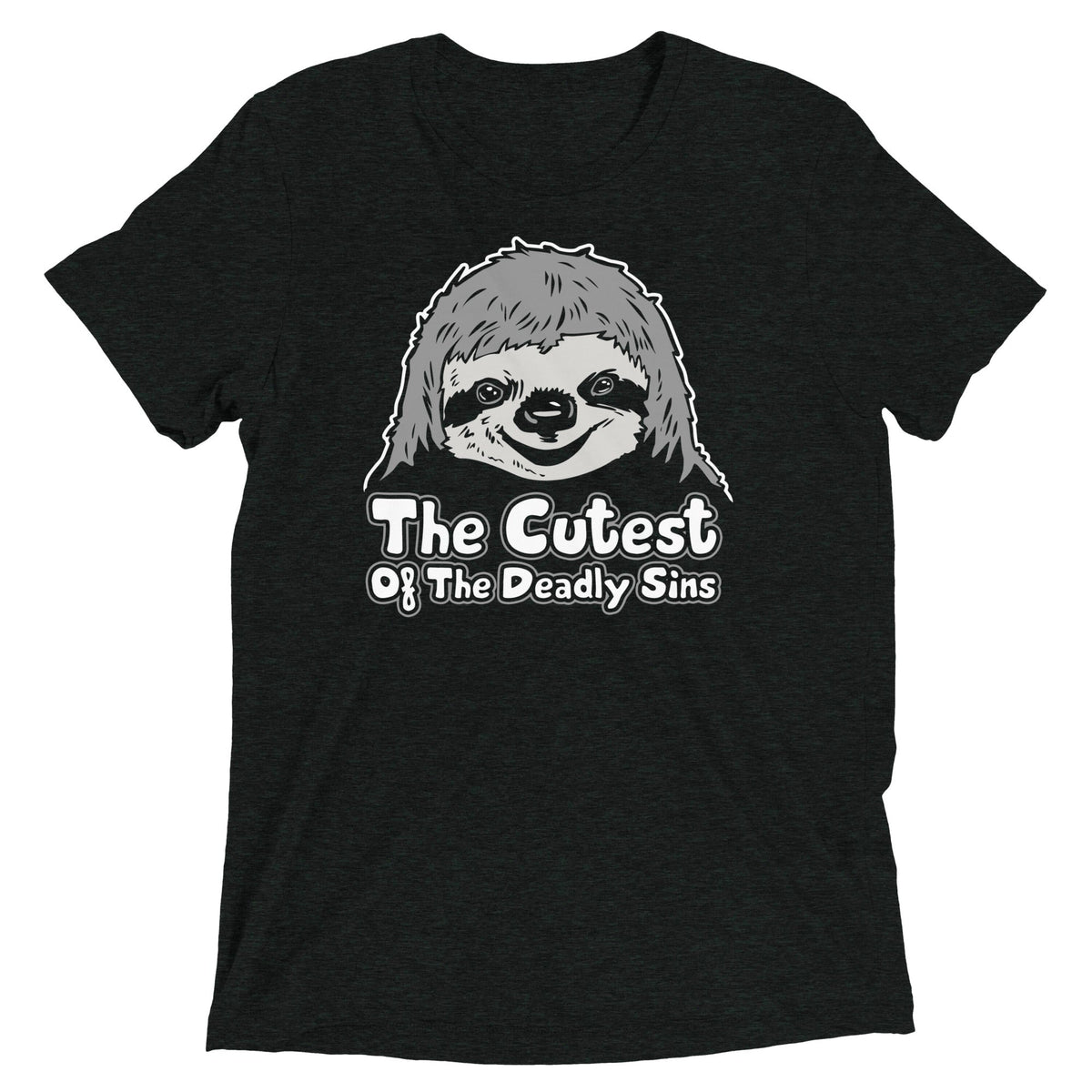 Sloth, The Cutest Of Deadly Sins Men's Tri-Blend Tee product image 2