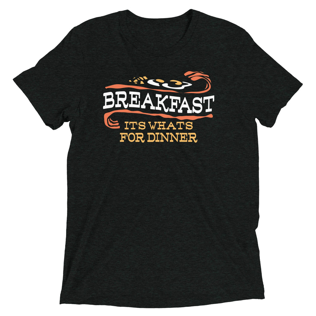 Breakfast, It's What's For Dinner Men's Tri-Blend Tee product image 2