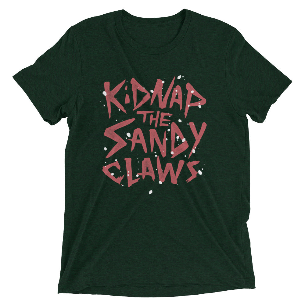 Kidnap The Sandy Claws Men's Tri-Blend Tee product image 2