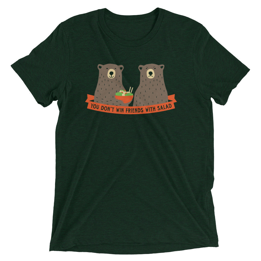 You Don't Win Friends With Salad Men's Tri-Blend Tee product image 3