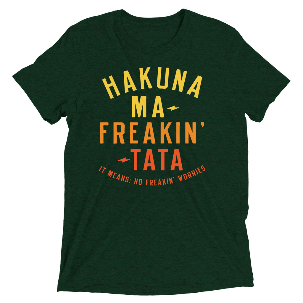 Hakuna Ma-Freakin-Tata Men's Tri-Blend Tee product image 3