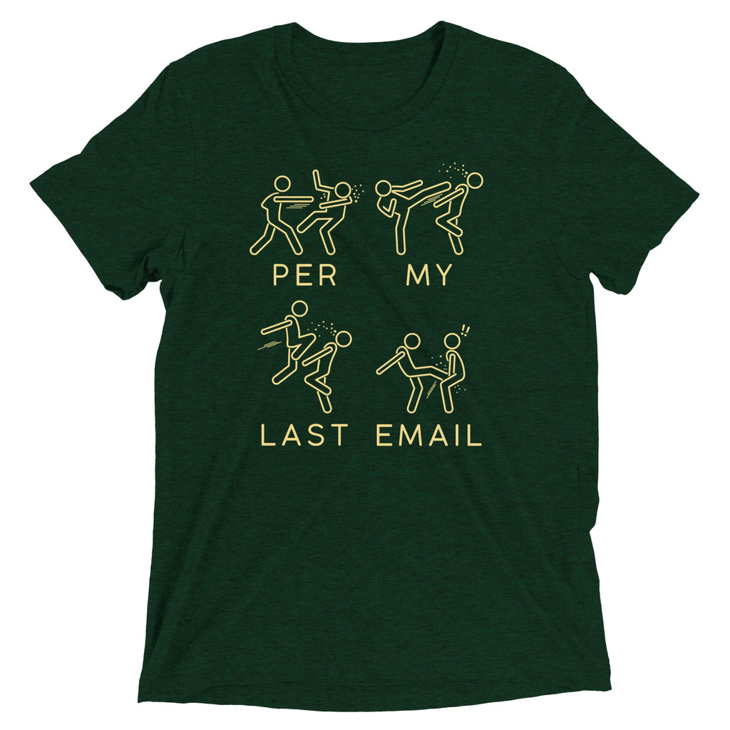 Per My Last Email Men's Tri-Blend Tee product image 4