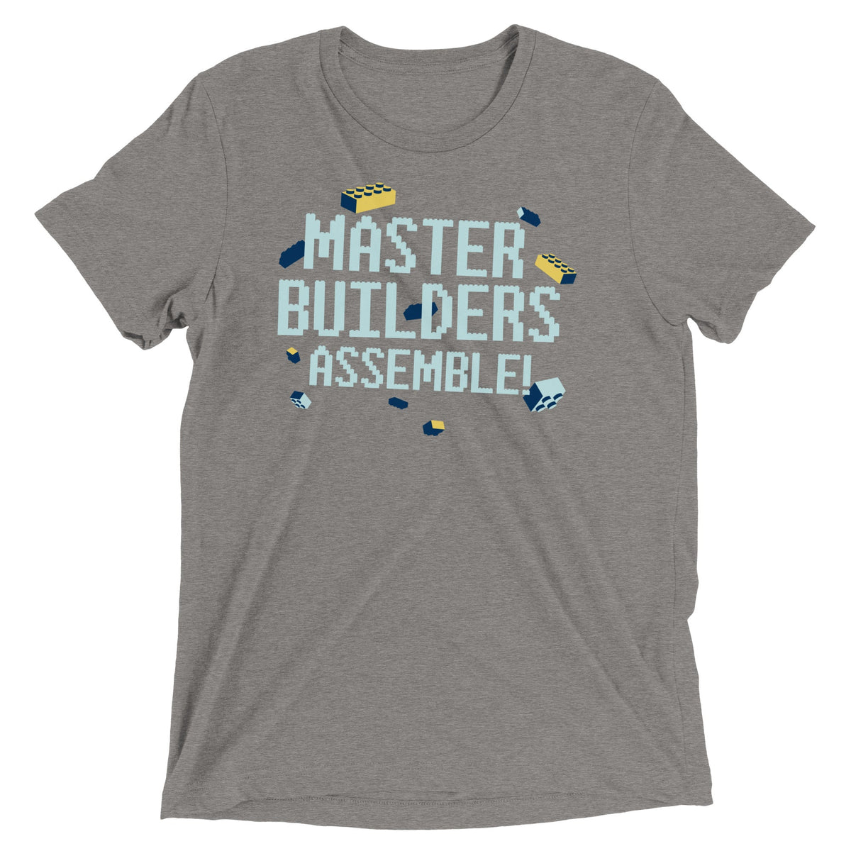 Master Builders Assemble! Men's Tri-Blend Tee product image 1