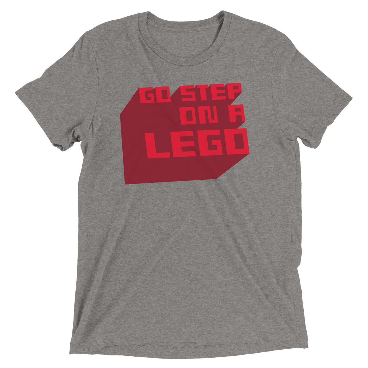 Go Step On A Lego Men's Tri-Blend Tee product image 3