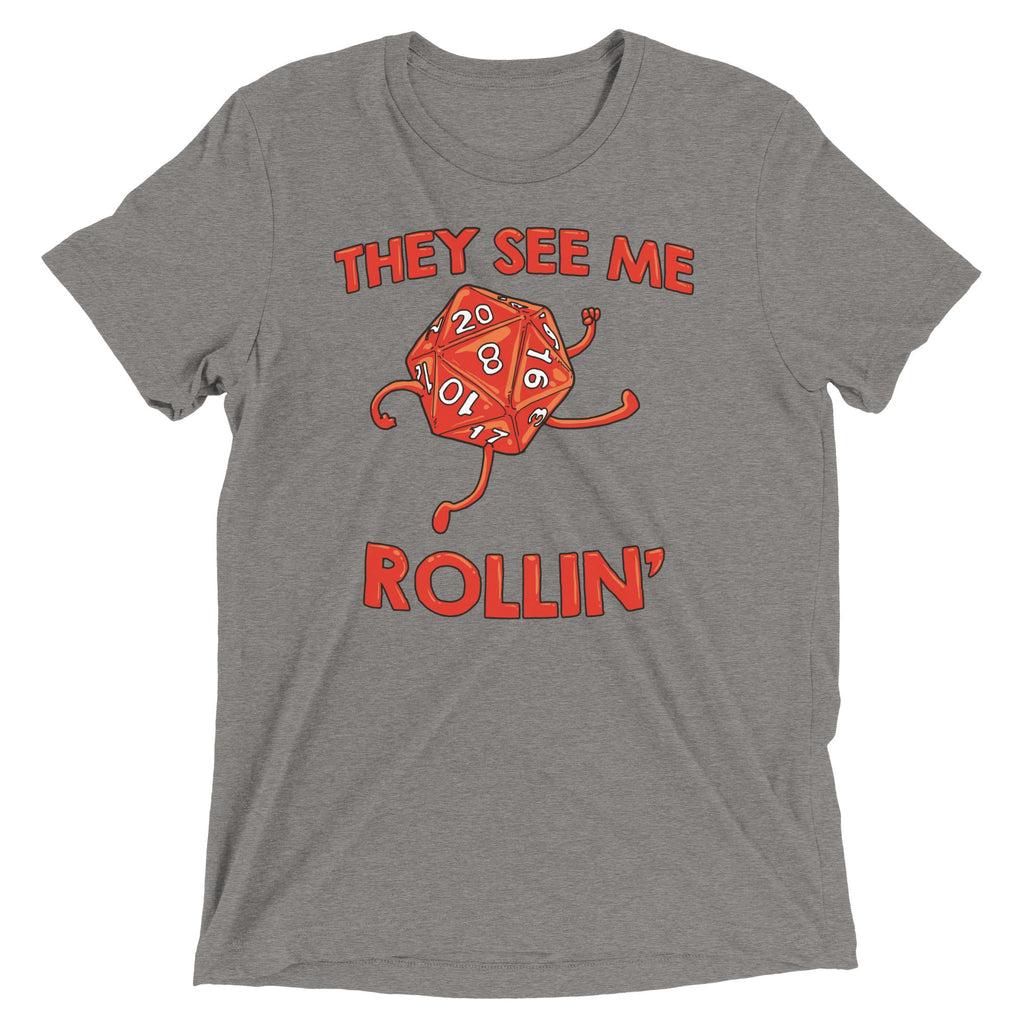 They See Me Rollin' Men's Tri-Blend Tee product image 3