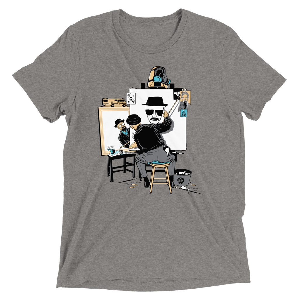 Heisenberg Self Portrait Men's Tri-Blend Tee product image 2