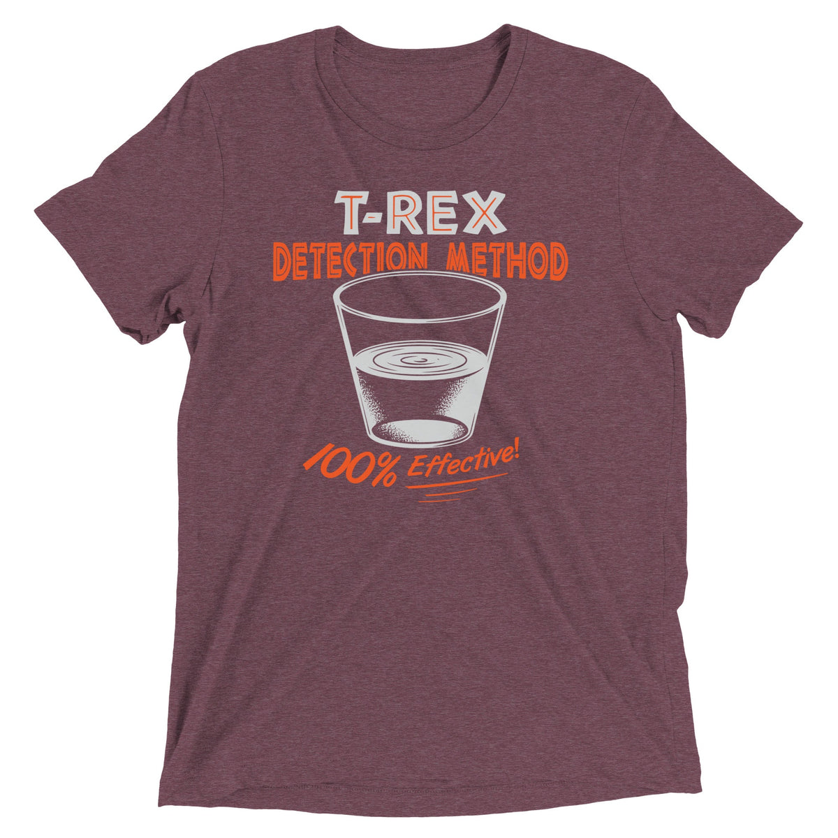 T-Rex Detection Method Men's Tri-Blend Tee product image 3