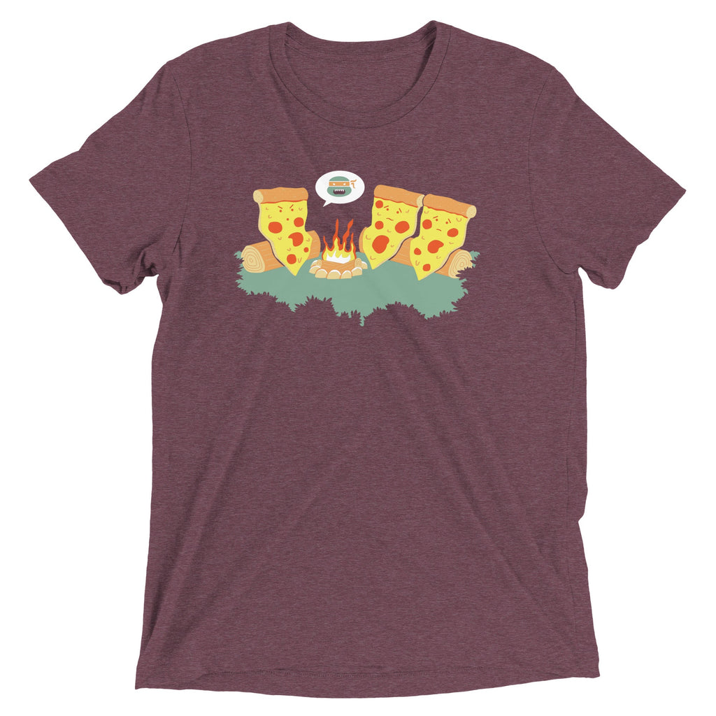 Pizza Campfire Story Men's Tri-Blend Tee product image 6