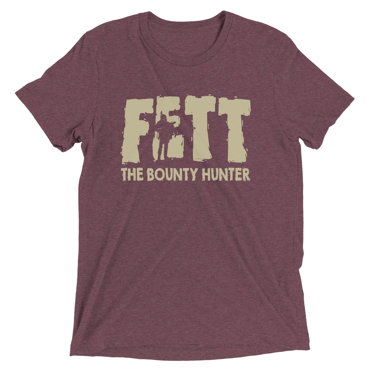 Fett, Bounty Hunter Men's Tri-Blend Tee product image 4