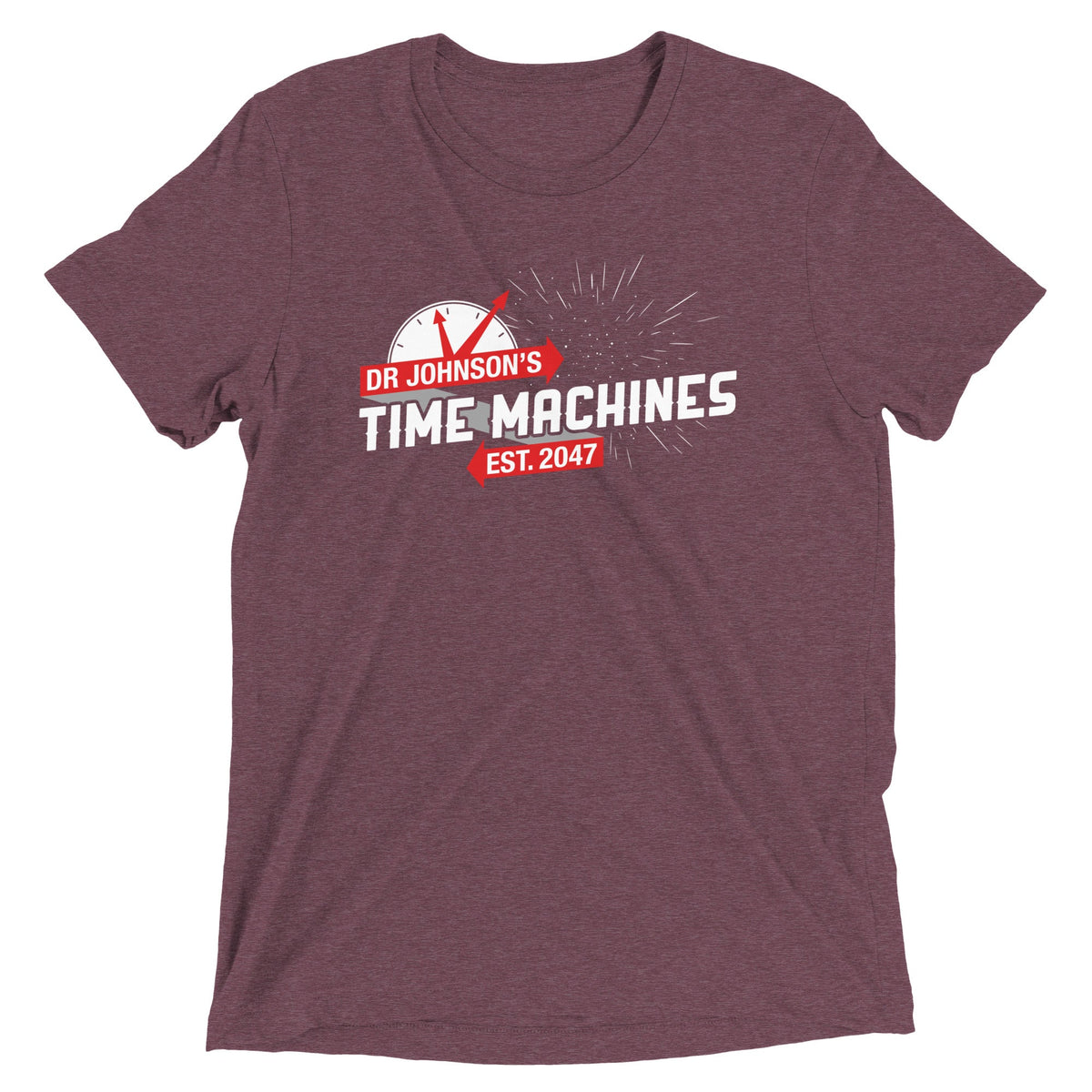 Dr Johnson's Time Machines Men's Tri-Blend Tee product image 2