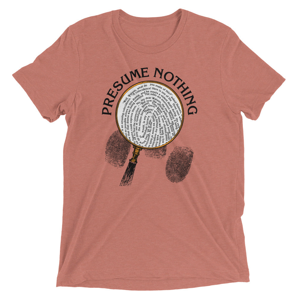 Presume Nothing Men's Tri-Blend Tee product image 4