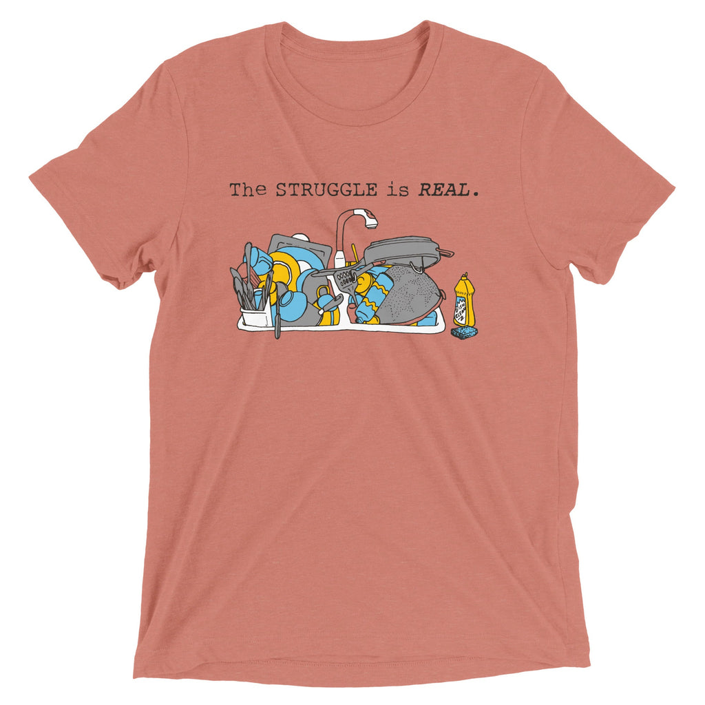 The Struggle Is Real Men's Tri-Blend Tee product image 3