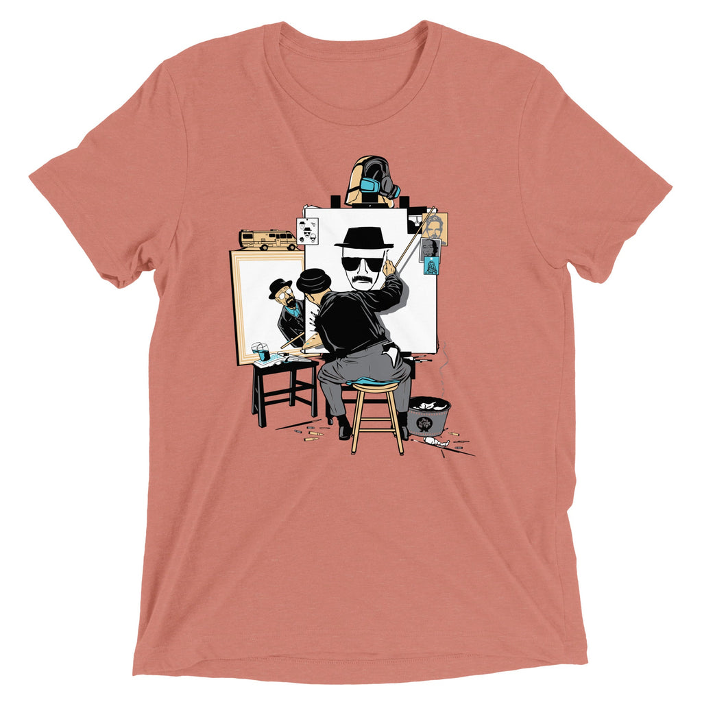 Heisenberg Self Portrait Men's Tri-Blend Tee product image 4