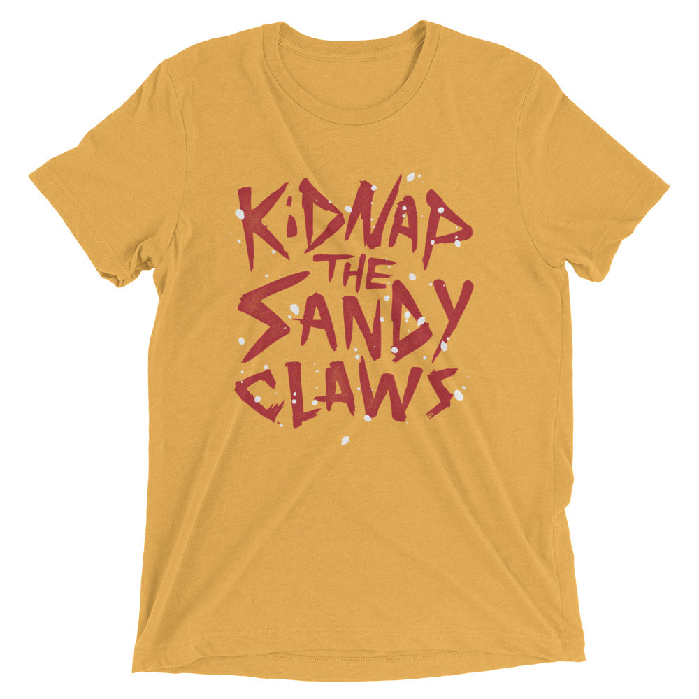 Kidnap The Sandy Claws Men's Tri-Blend Tee product image 4