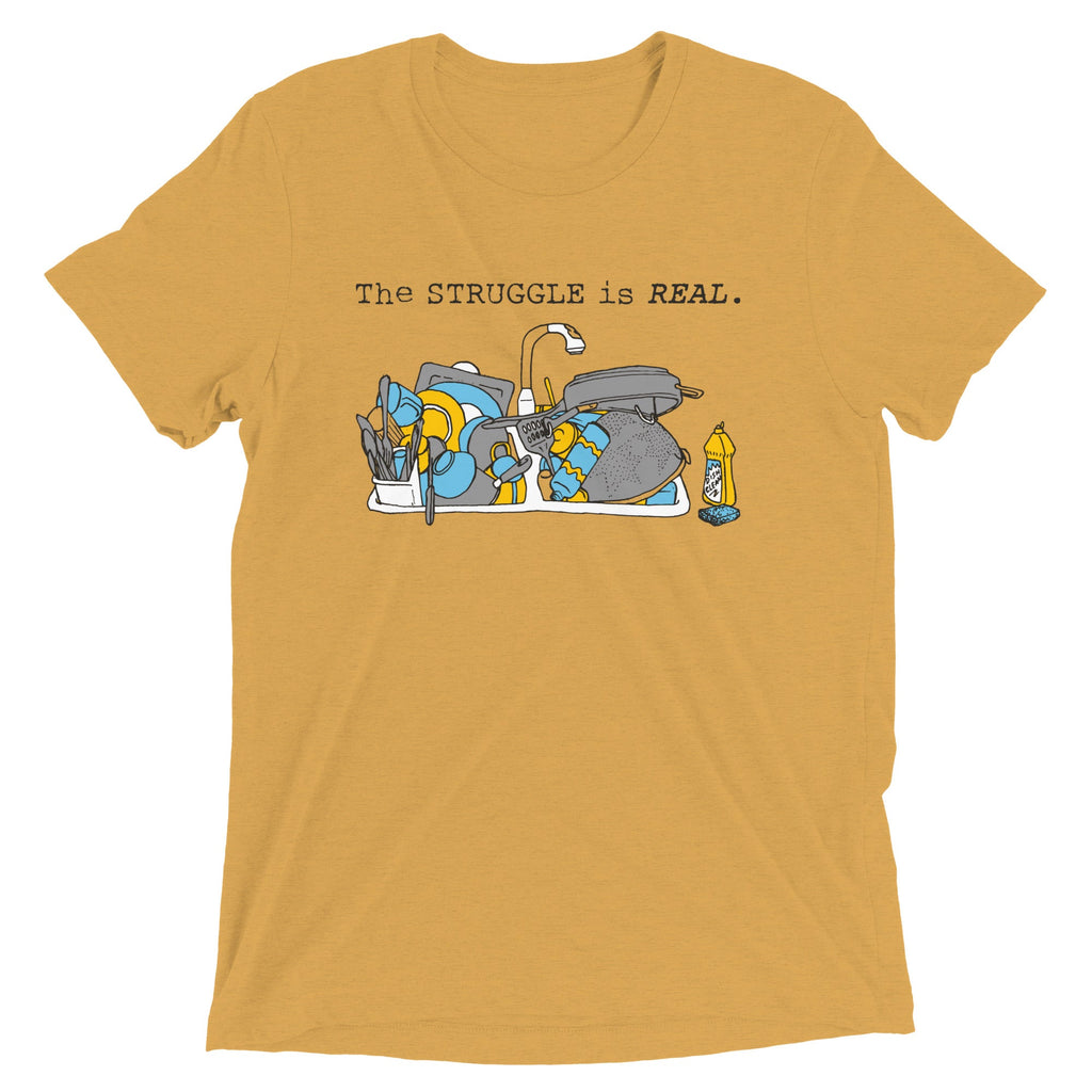 The Struggle Is Real Men's Tri-Blend Tee product image 4