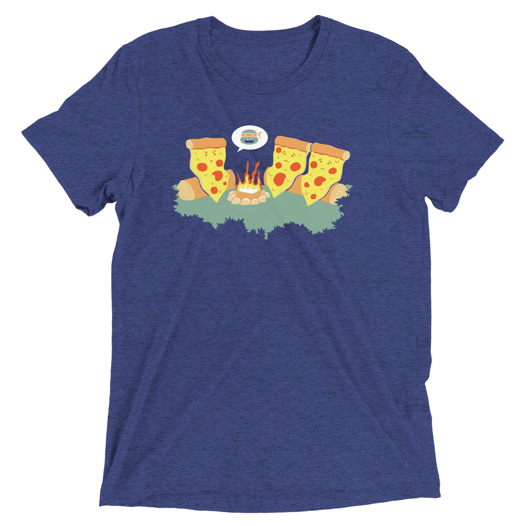 Pizza Campfire Story Men's Tri-Blend Tee product image 5