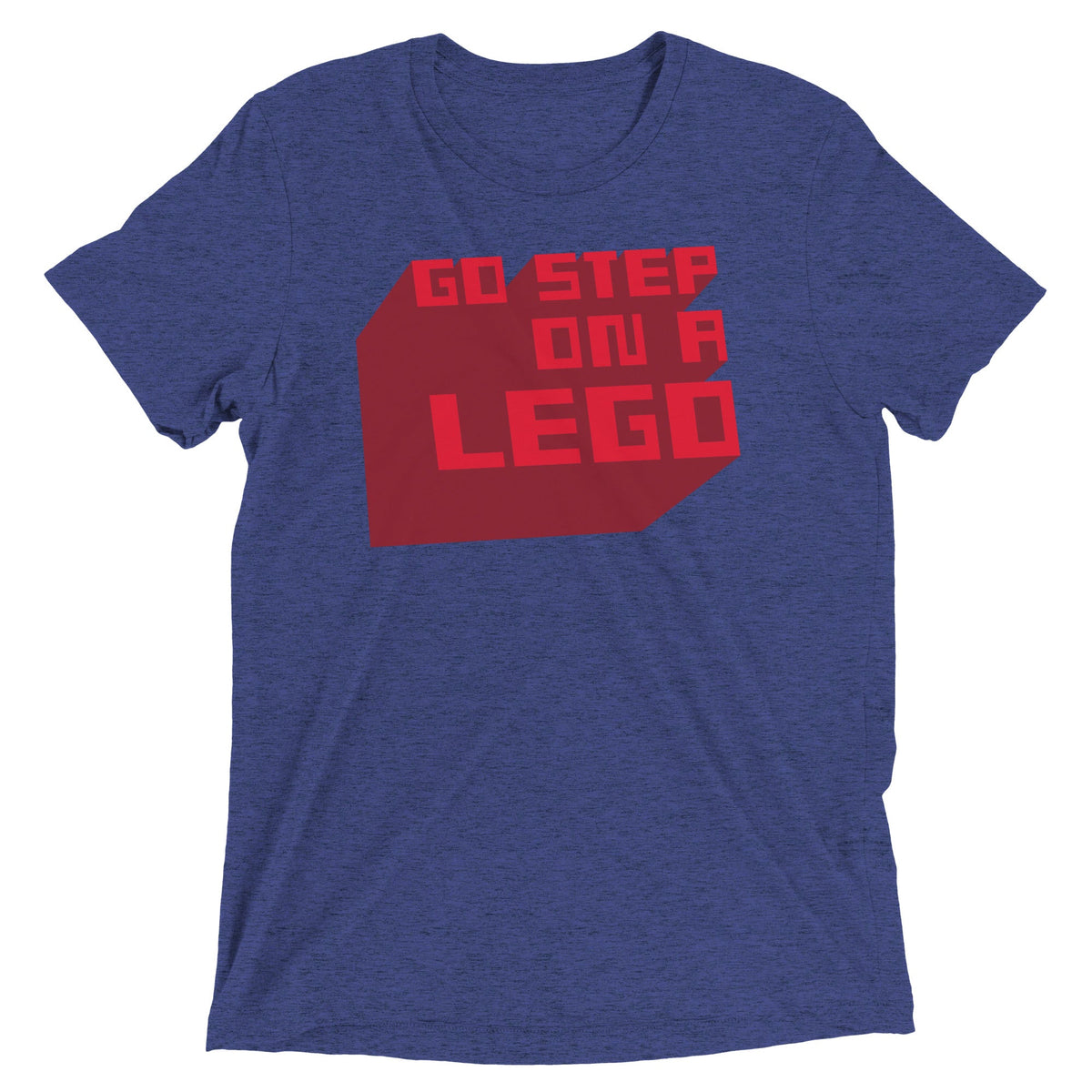Go Step On A Lego Men's Tri-Blend Tee product image 1