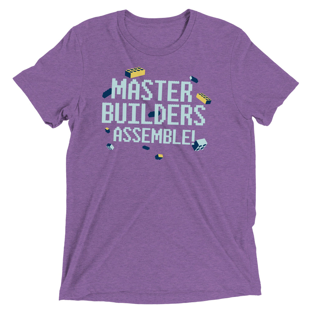 Master Builders Assemble! Men's Tri-Blend Tee product image 4