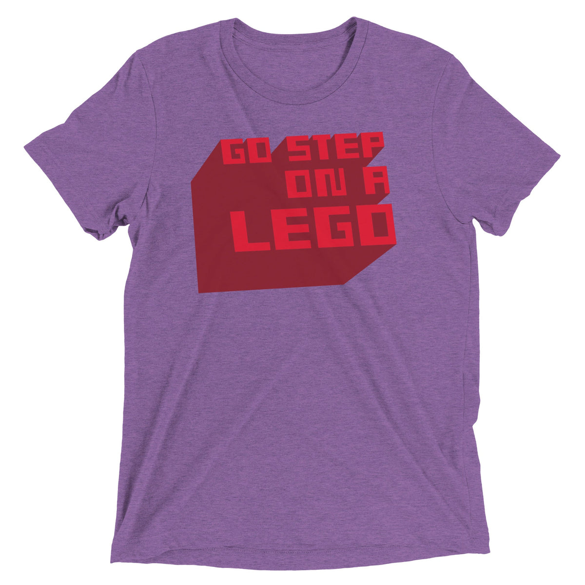 Go Step On A Lego Men's Tri-Blend Tee product image 4