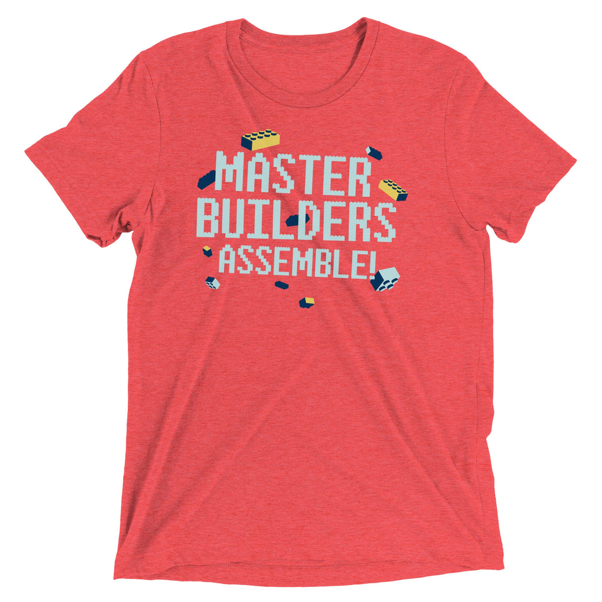 Master Builders Assemble! Men's Tri-Blend Tee product image 2