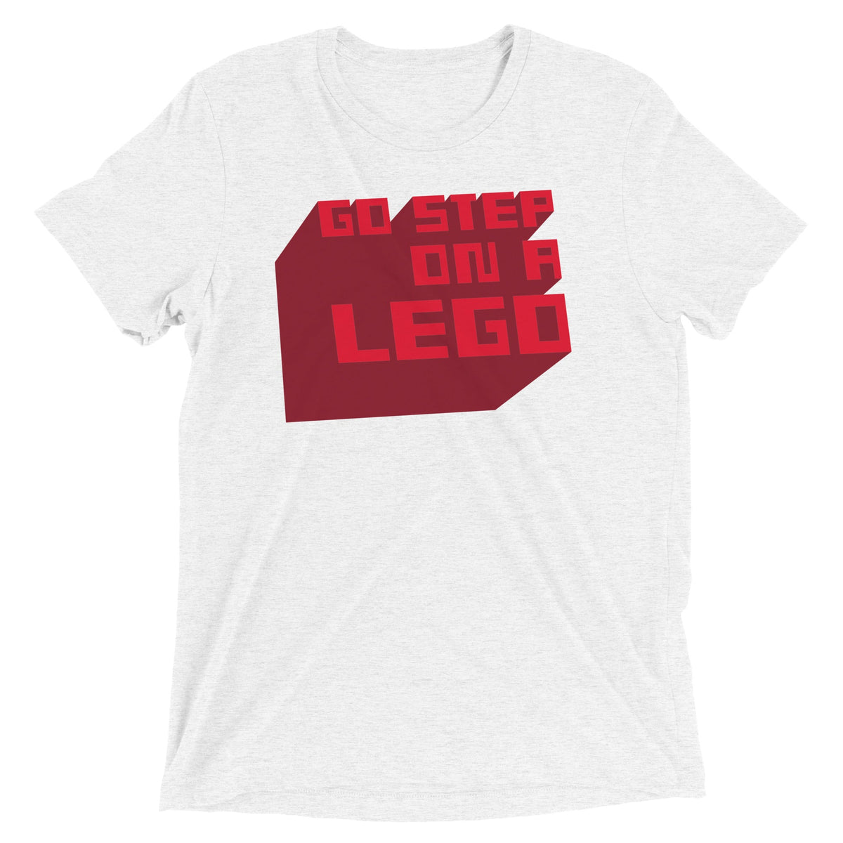 Go Step On A Lego Men's Tri-Blend Tee product image 5