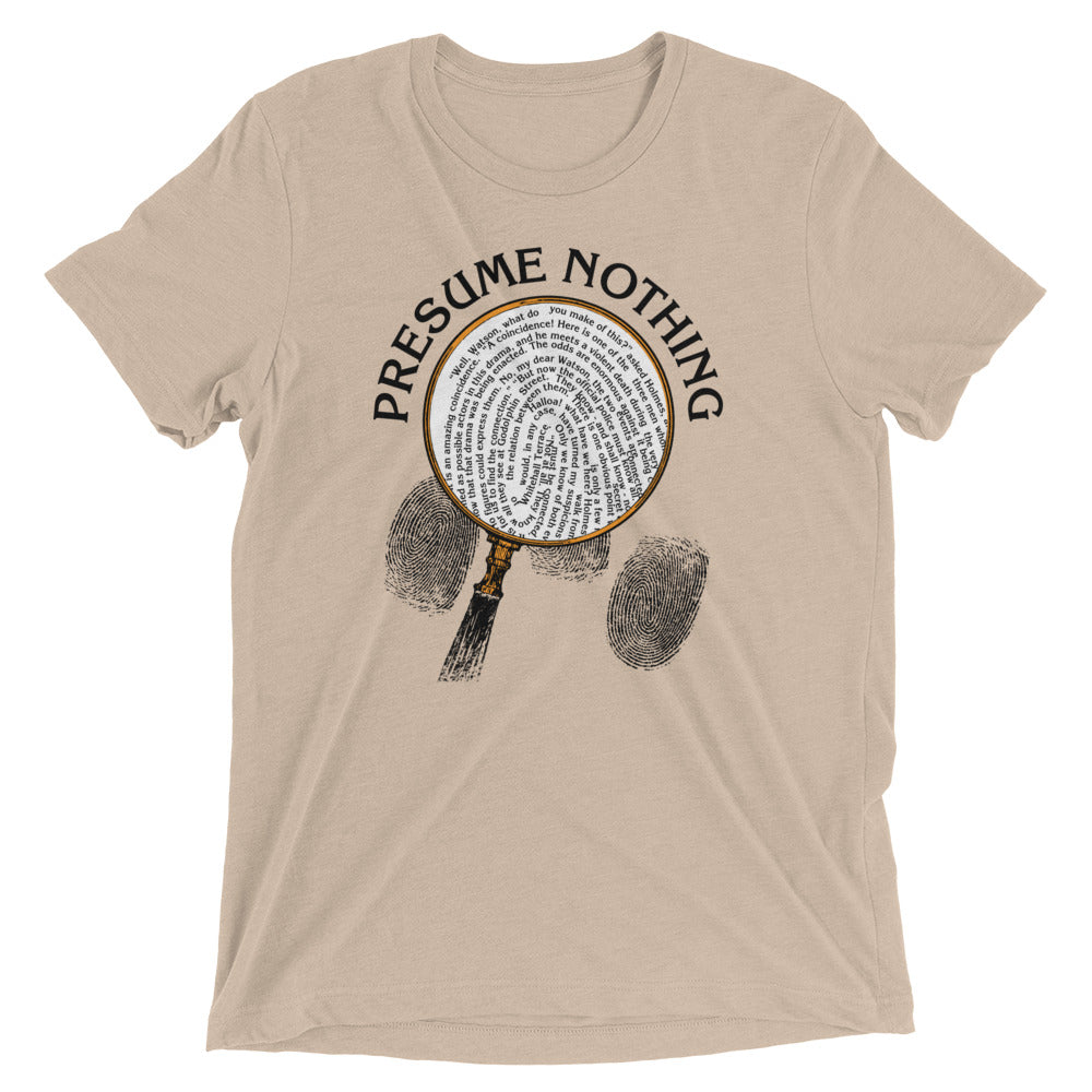 Presume Nothing Men's Tri-Blend Tee product image 6