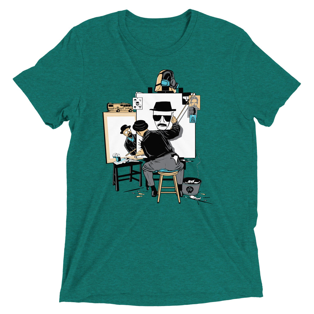 Heisenberg Self Portrait Men's Tri-Blend Tee product image 3