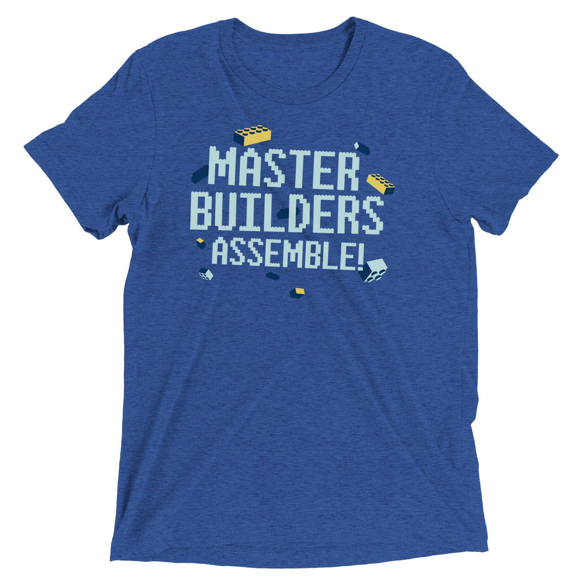 Master Builders Assemble! Men's Tri-Blend Tee product image 3
