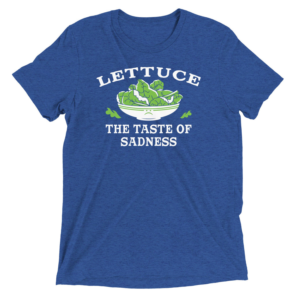 Lettuce, The Taste Of Sadness Men's Tri-Blend Tee product image 3