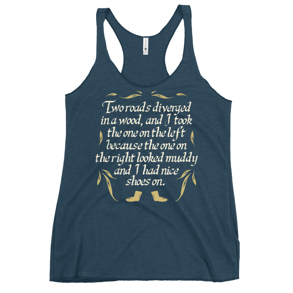 Two Roads Diverged Women's Racerback Tank