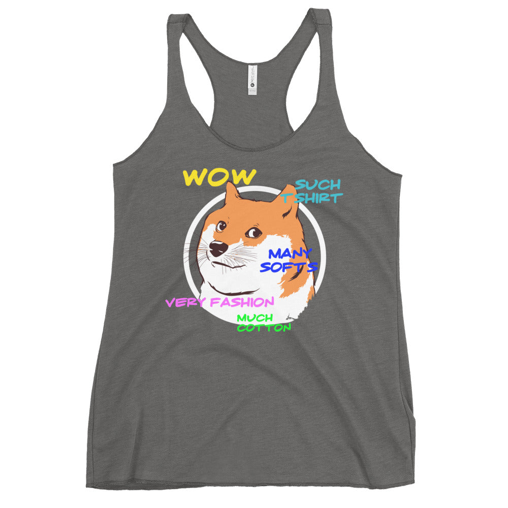 Doge Shirt Women's Racerback Tank product image 1