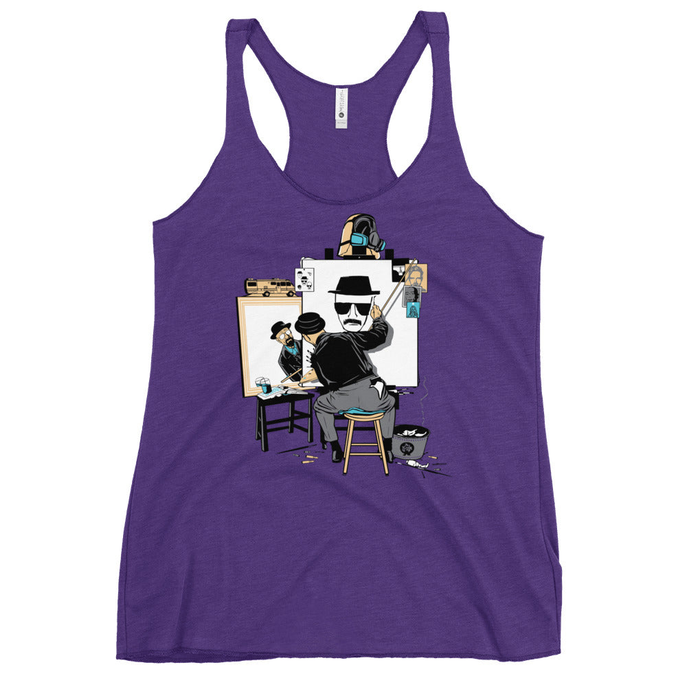 Heisenberg Self Portrait Women's Racerback Tank