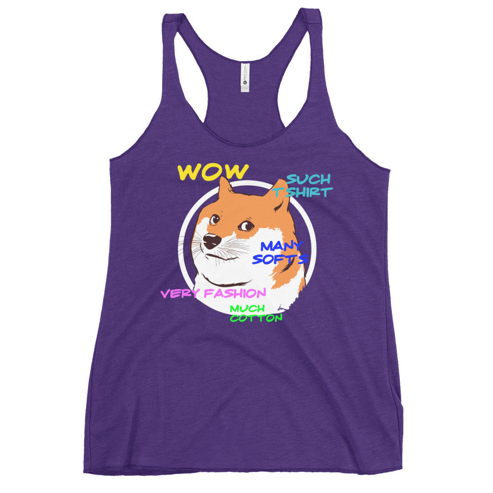 Doge Shirt Women's Racerback Tank product image 3