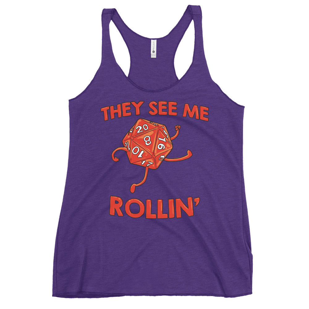 They See Me Rollin' Women's Racerback Tank