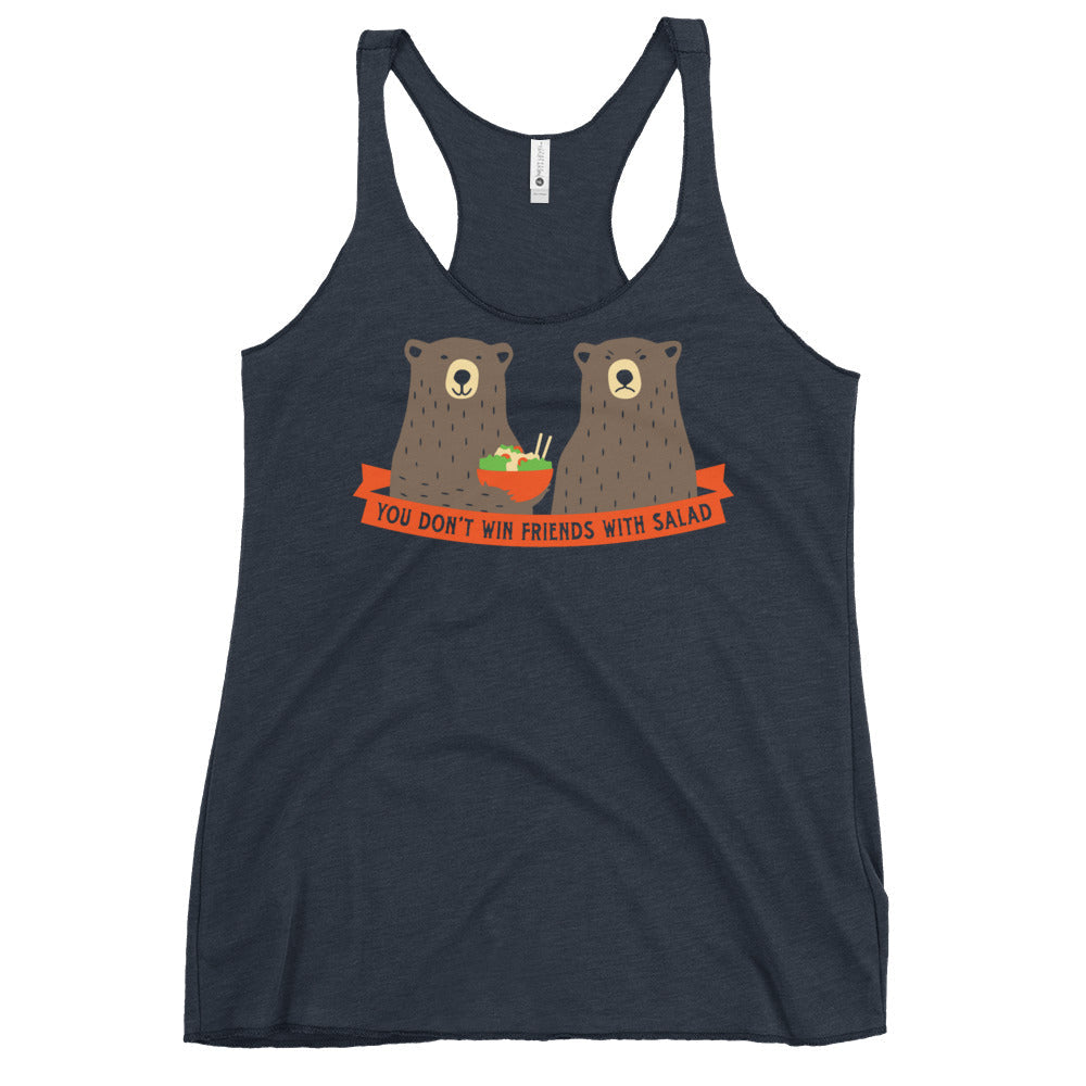 You Don't Win Friends With Salad Women's Racerback Tank