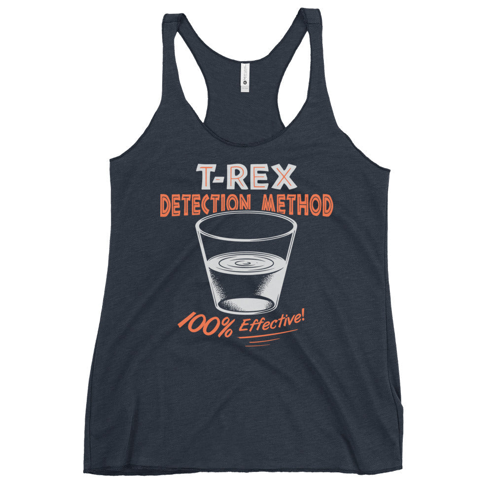 T-Rex Detection Method Women's Racerback Tank