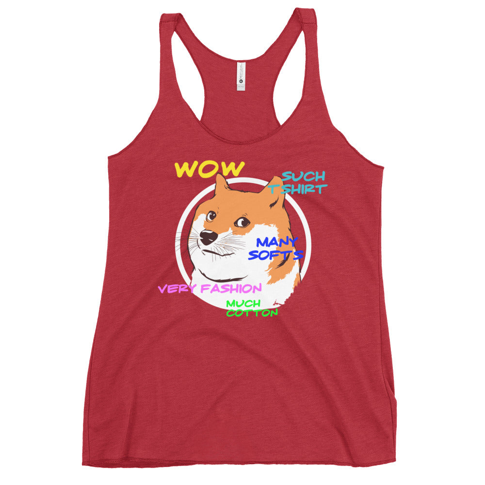 Doge Shirt Women's Racerback Tank product image 4