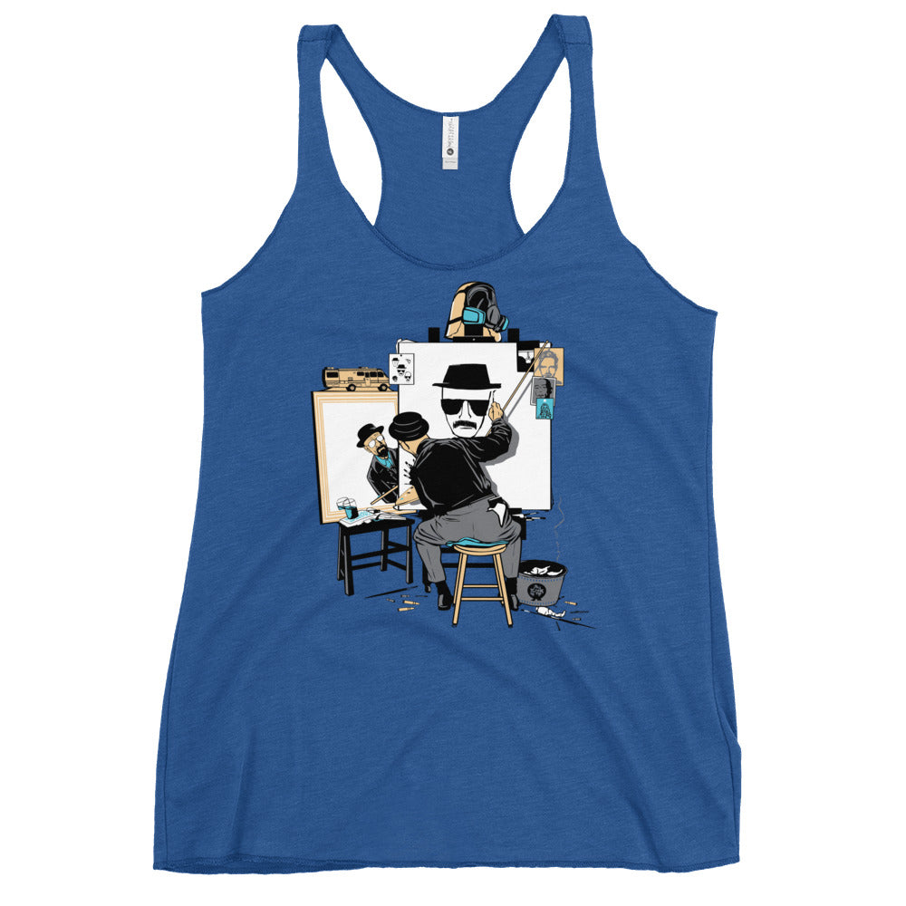 Heisenberg Self Portrait Women's Racerback Tank