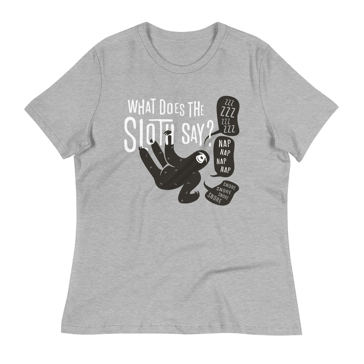 What Does The Sloth Say? Women's Signature Tee product image 6