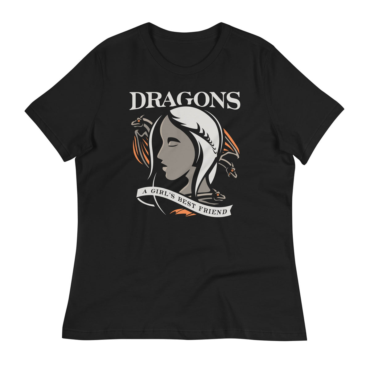 Dragons Are A Girl's Best Friend Women's Signature Tee product image 3