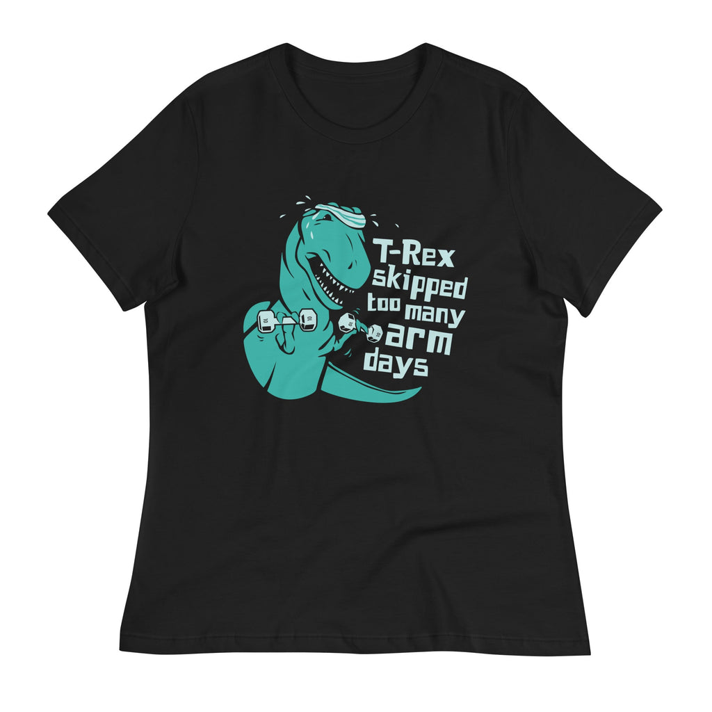T-Rex Skipped Too Many Arm Days Women's Signature Tee product image 2